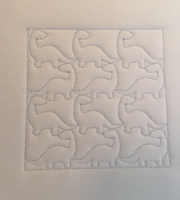 Dinosaur Quilt Block