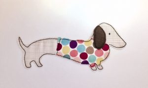 Sammy The Sausage Dog. Applique Pattern – Pixie Willow Patterns