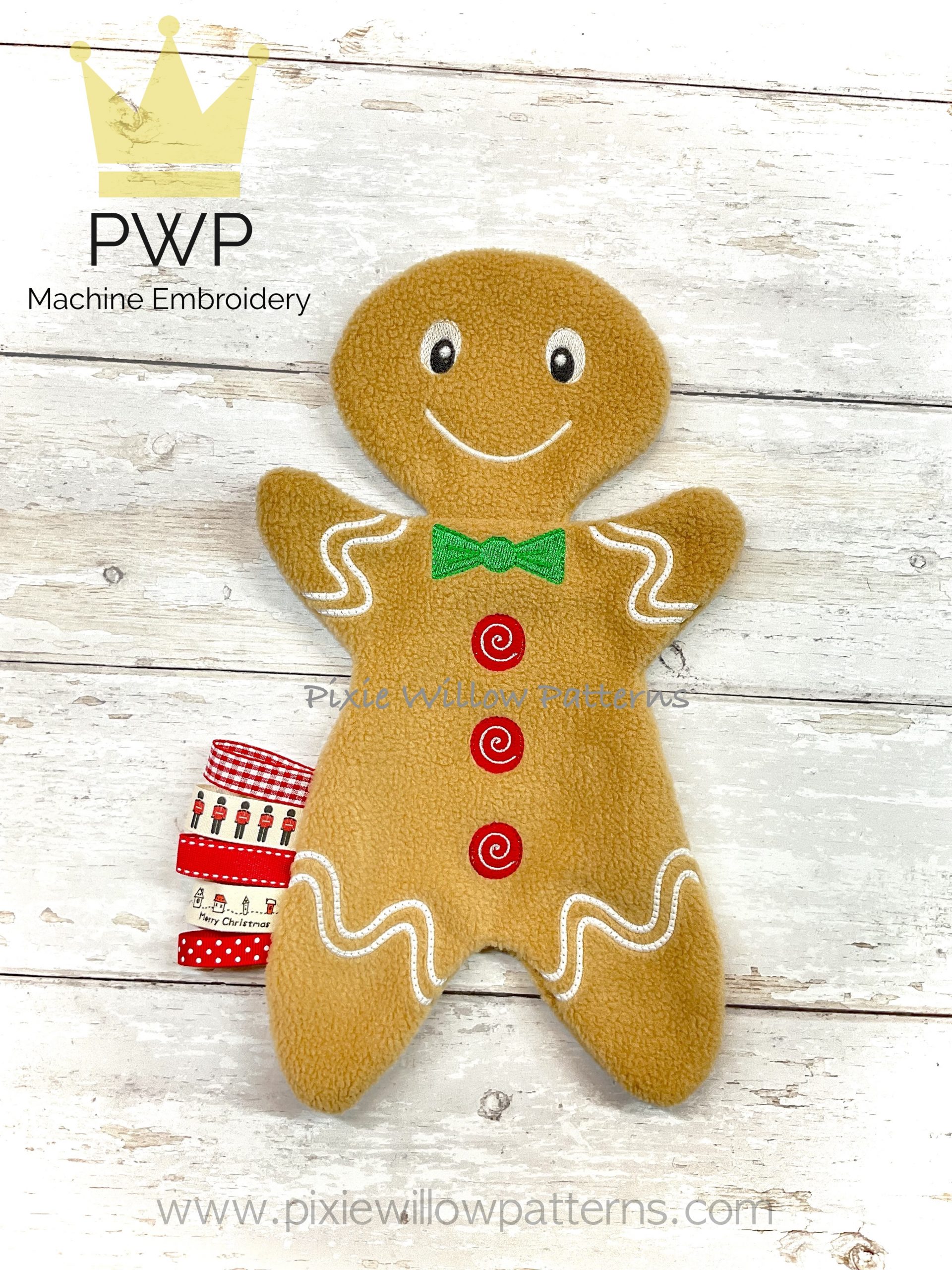 The Stitchery Mini Embroidery Kit: Gingerbread Man - Willow Cottage Quilt Co